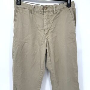 Polo Ralph Lauren Mens Classic Fit Chino Pants 30/32 Cotton Khaki Casual